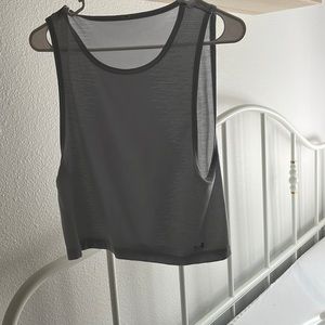 Pale blue/gray workout shirt in Size XS